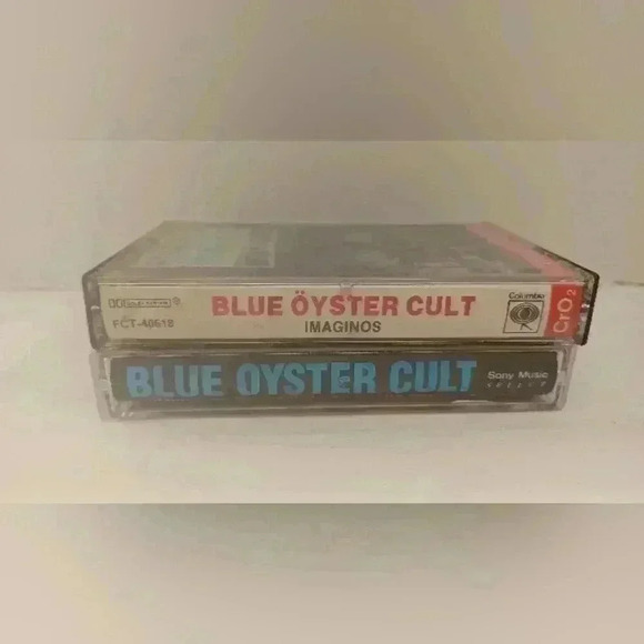 Blue Oyster Cult 1988 Imaginos and  1990 On Flame with Rock and Roll Cassettes - Picture 3 of 5